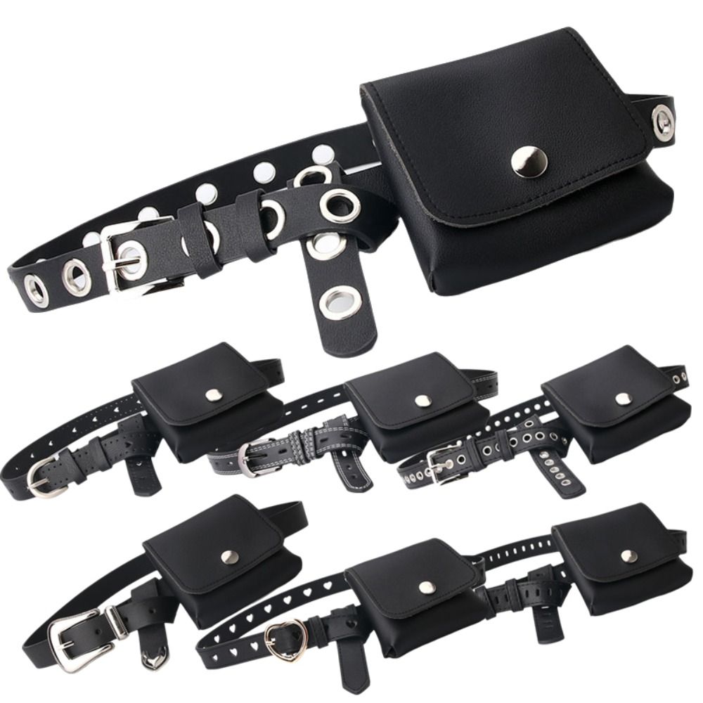 Belt Bag Leather Wide - Geschenken PU-leer Dames heuptas Verstelbare riem