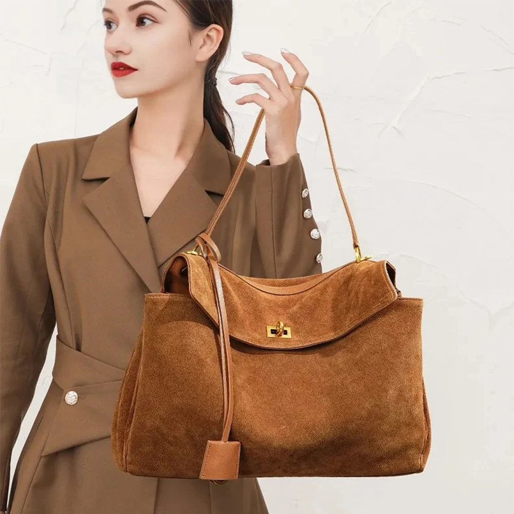 Luxury Bags Collection - Herfst Winter Dames Suède lederen tas