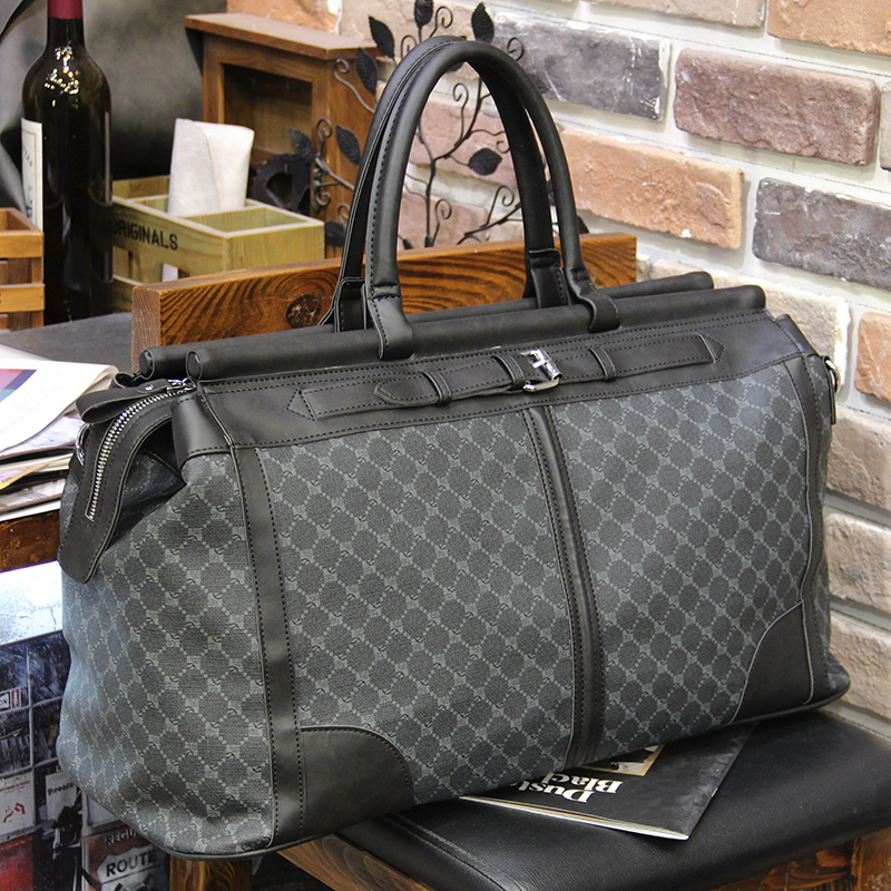 Luxury Bags For Travel - Mode geruite reistas Heren handtas Grote