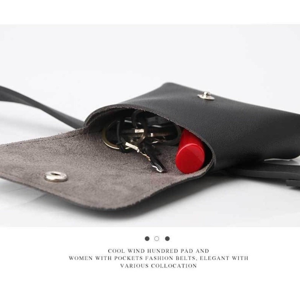 Belt Bag Leather Wide - Geschenken PU-leer dames heuptas Verstelbare riem