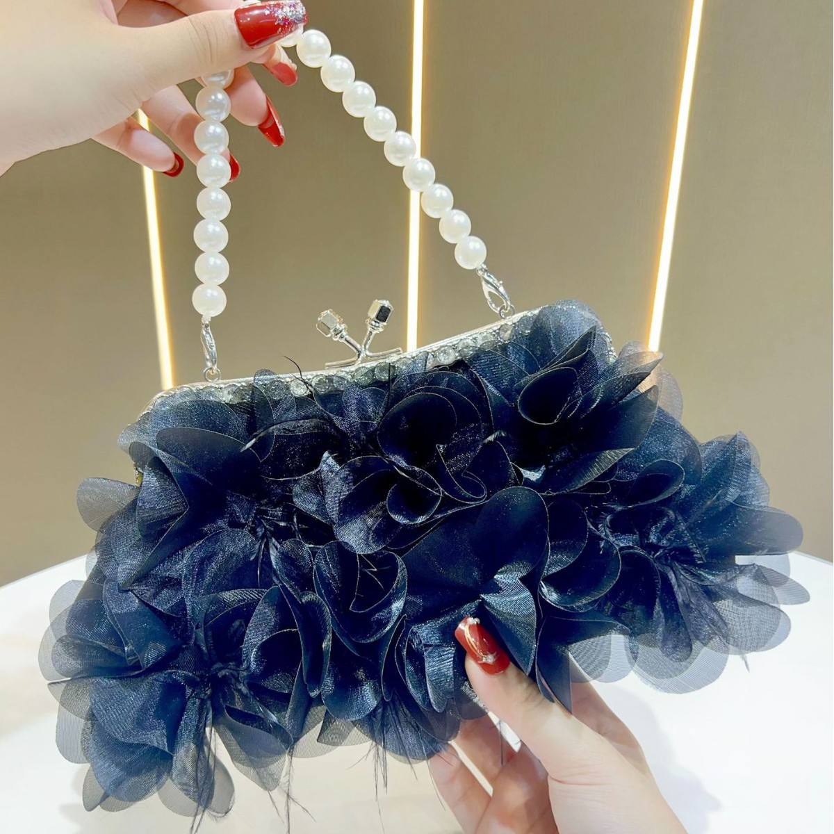 Luxury Bags News - 2025 Nieuwe Luxe 3D Bloem Kwastje