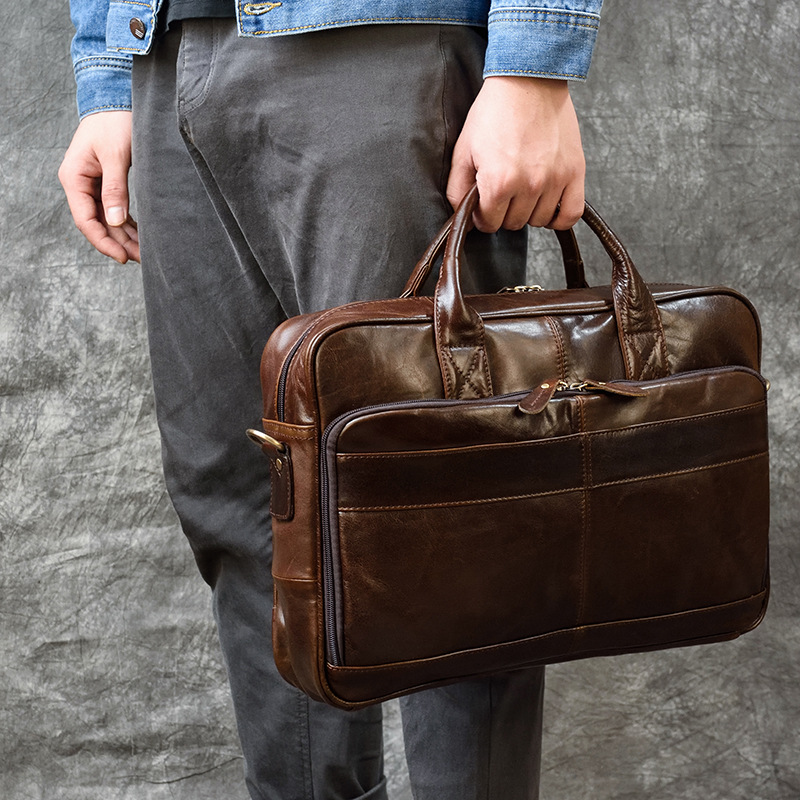 Luxury Bags For Travel - Luxe Lederen Handtas Voor Mannen Reizen