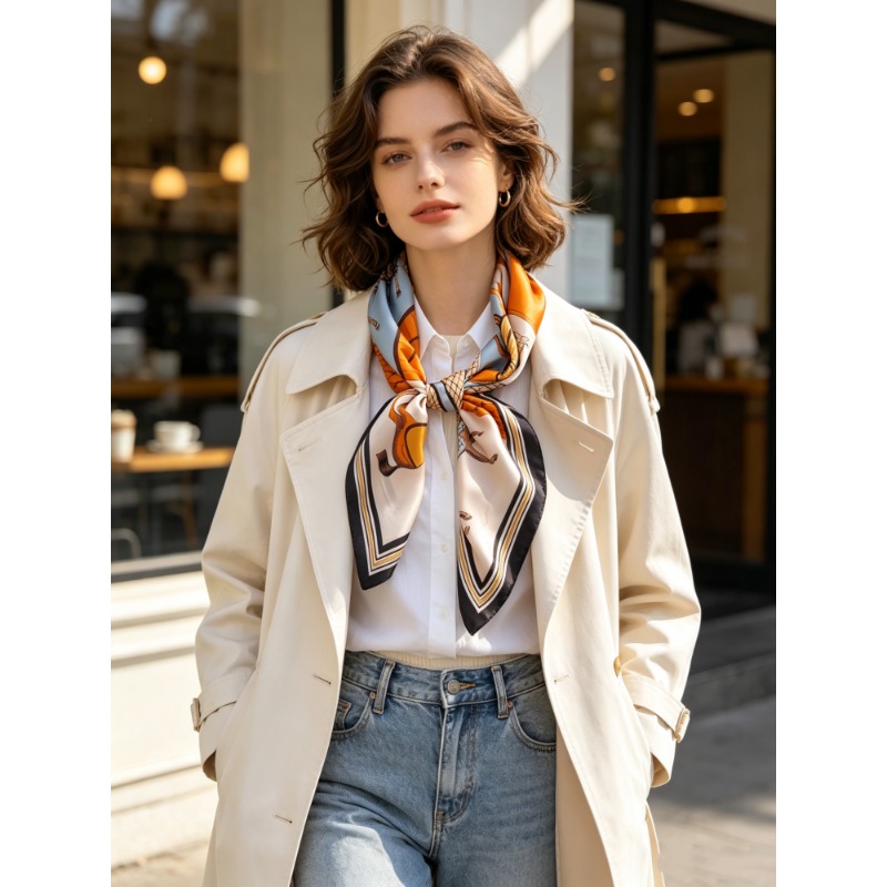Luxury Bags For Travel - Luxe 100% MULBERRY ZIJDE Vierkante Sjaal
