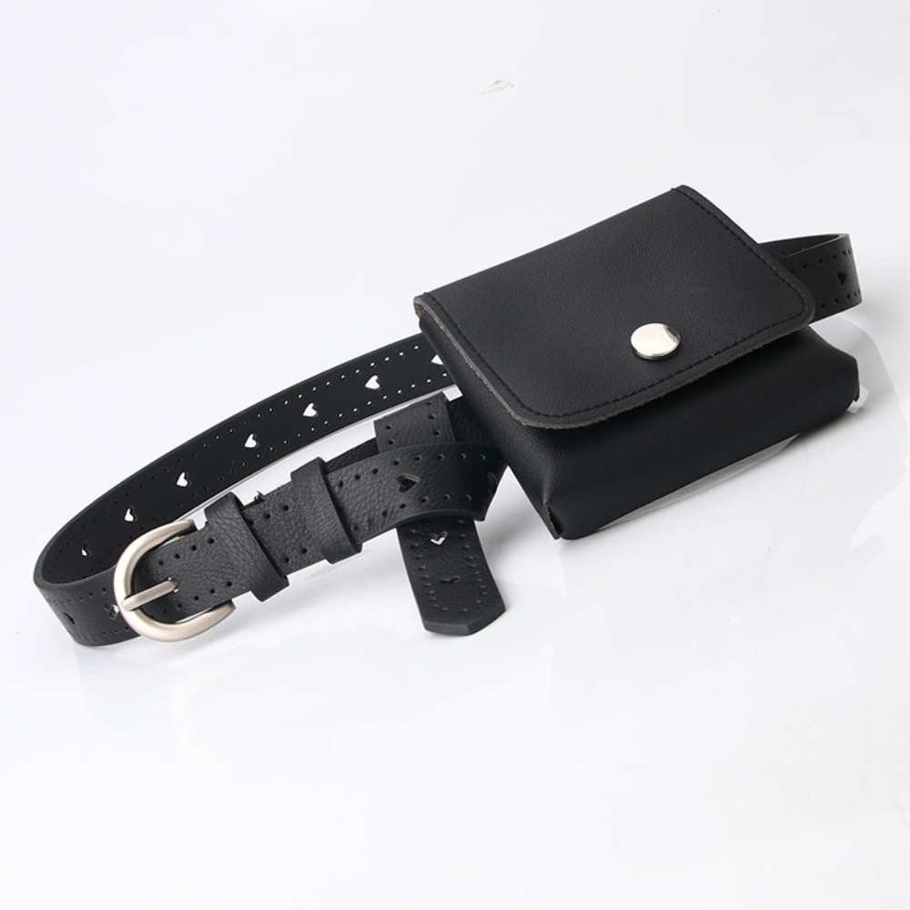 Belt Bag Leather Wide - Nieuwe PU lederen dames heuptas Compacte