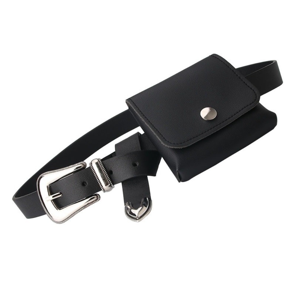 Belt Bag Leather Wide - Geschenken PU-leer Dames heuptas Compact verstelbare