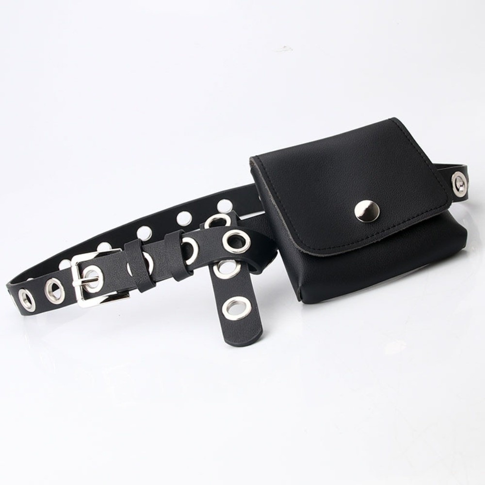 Belt Bag Leather Wide - Geschenken PU-leer dames heuptas Verstelbare riem