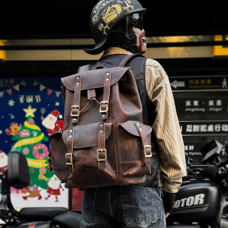 Nieuwkomers Leren rugzak Luxe  - Luxury Bags For Travel recensie en prijs