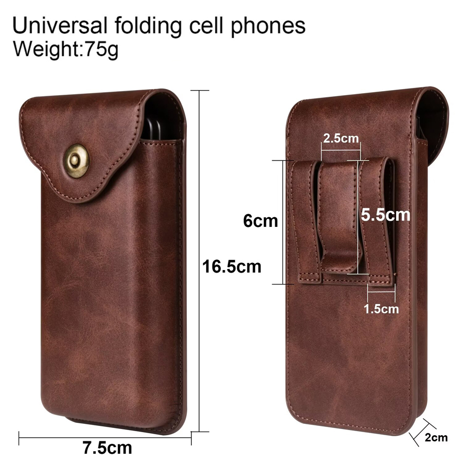 Beltclip hoesje/heuptas voor S - Belt Bag Leather Wide recensie en prijs