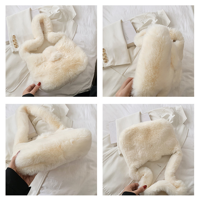 Effen Pluche Damestassen Zacht - Luxury Bags News recensie en prijs
