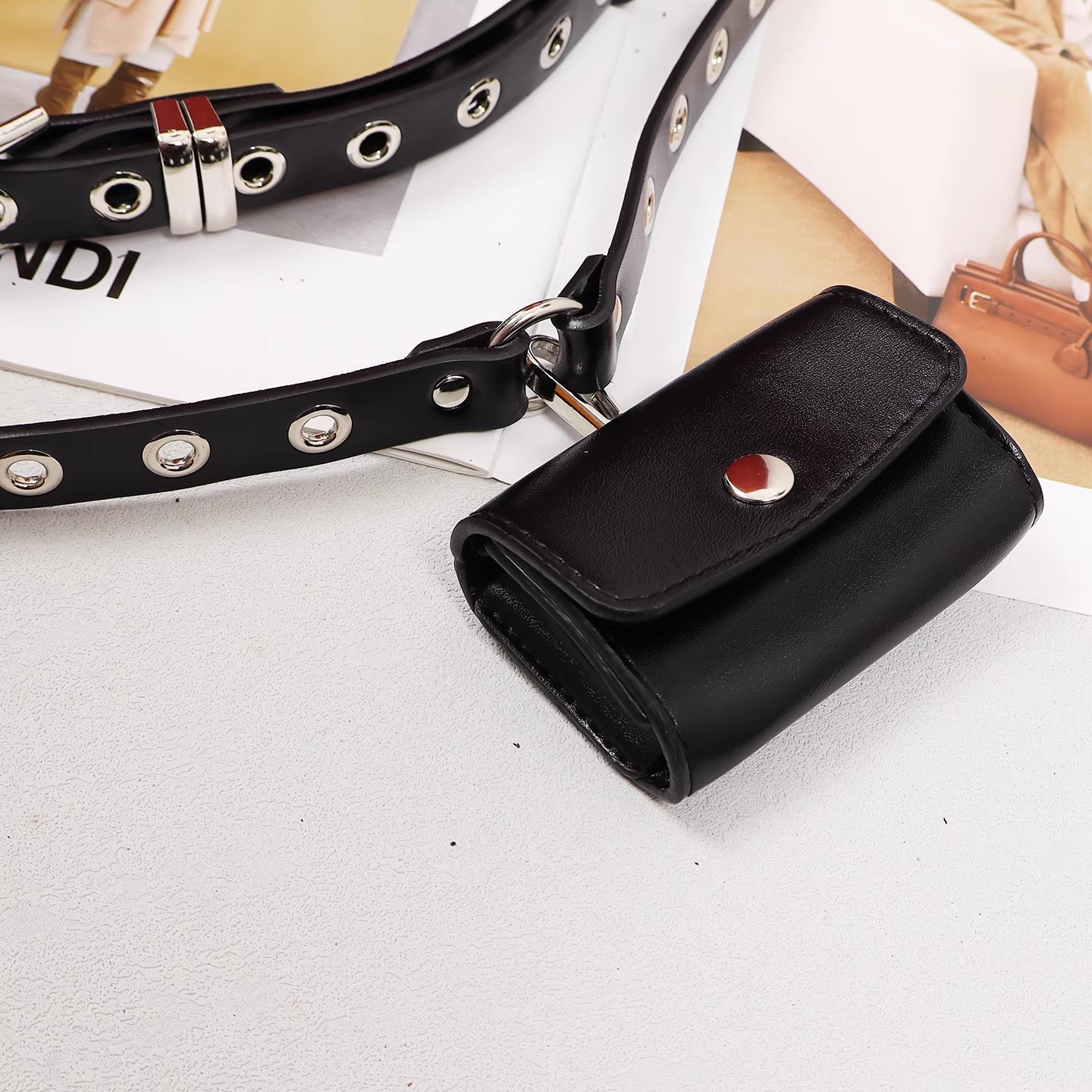 Vrouwen Runway Fashion Echt Le - Belt Bag Leather Wide recensie en prijs