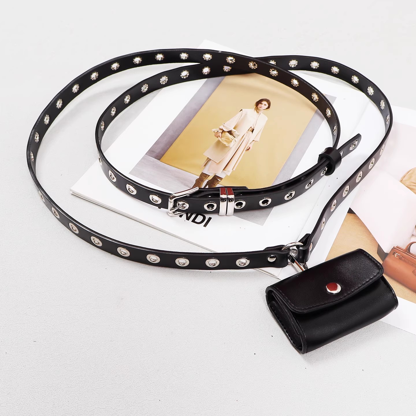 Vrouwen Runway Fashion Echt Le - Belt Bag Leather Wide recensie en prijs