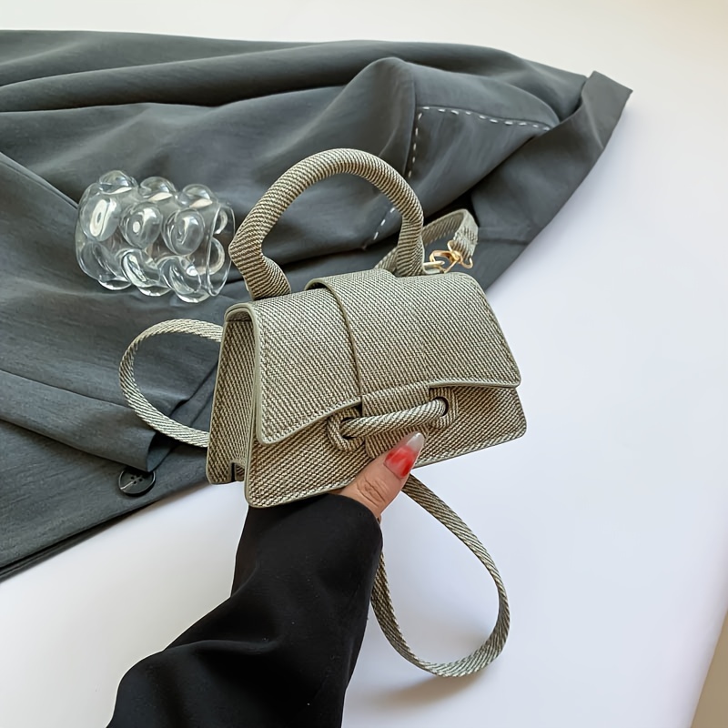 Damesmode geweven mini-handtas - Structured Handbag Top Handle recensie en prijs