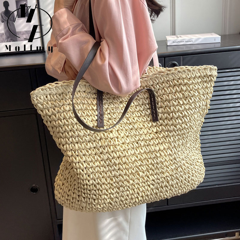 Strogeweven draagtassen Casual - Luxury Bags Collection recensie en prijs