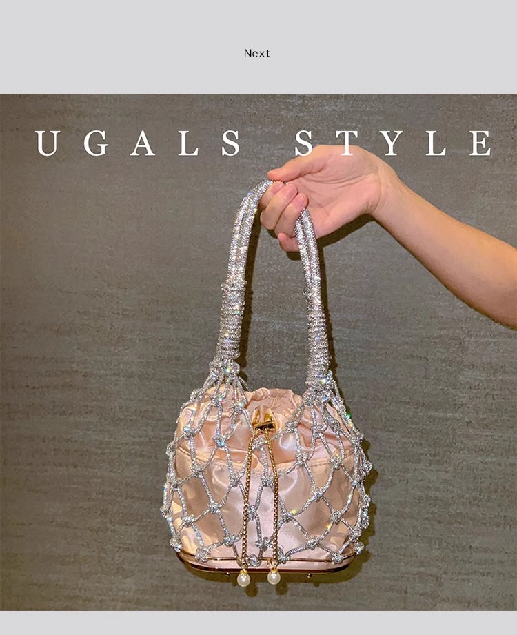 Uitgehold glitter touw geweven - Luxury Bags Collection recensie en prijs