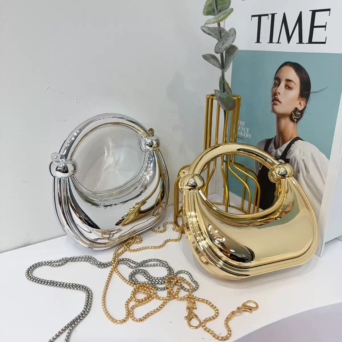 Mini gouden avondtasje portemo - Luxury Bags Collection recensie en prijs