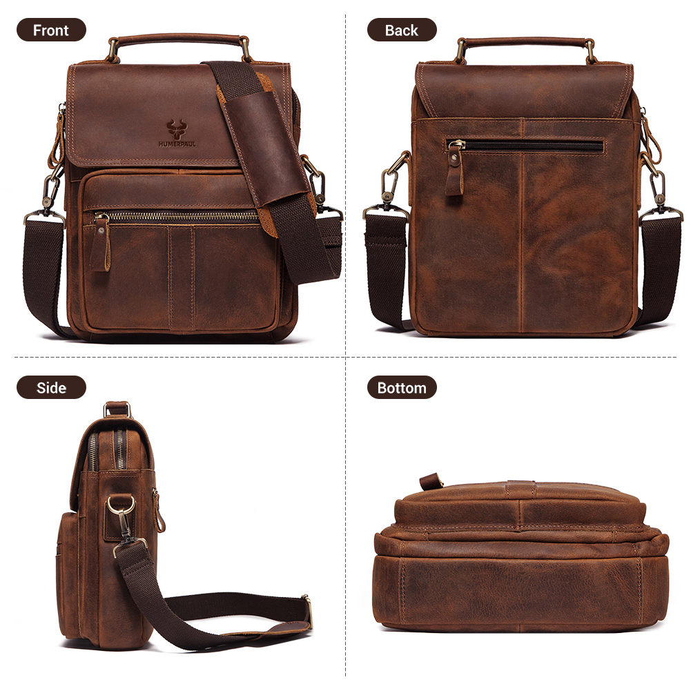 HUMERPAUL lederen herenschoude - Luxury Bags For Travel recensie en prijs