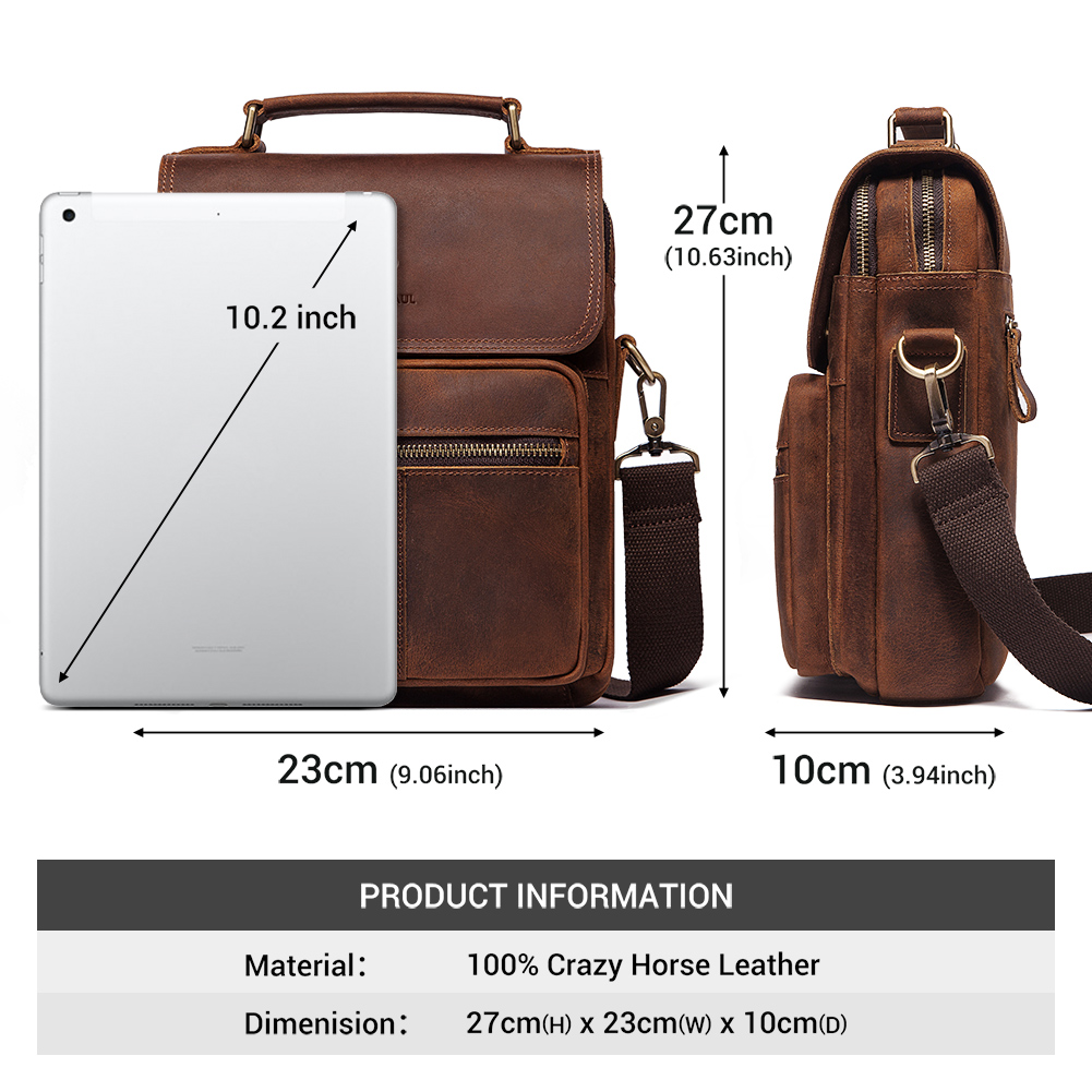 HUMERPAUL lederen herenschoude - Luxury Bags For Travel recensie en prijs