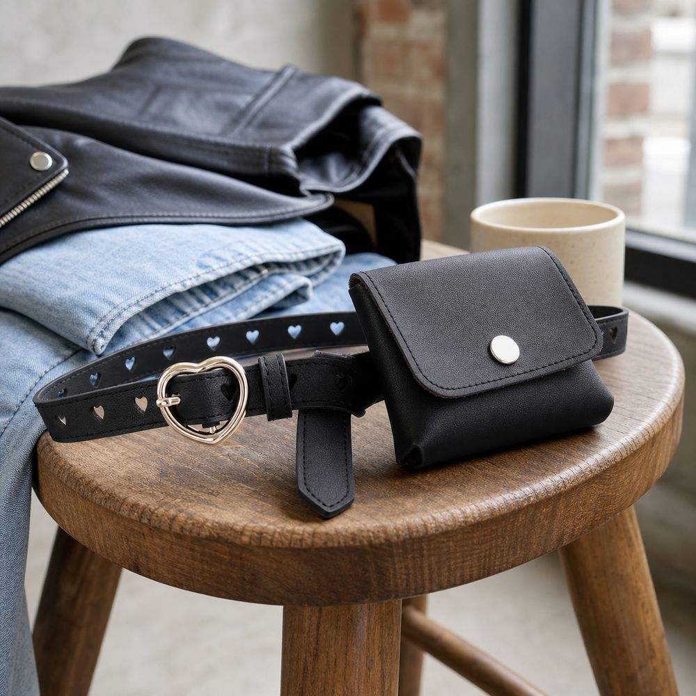 Nieuwe PU lederen dames heupta - Belt Bag Leather Wide recensie en prijs
