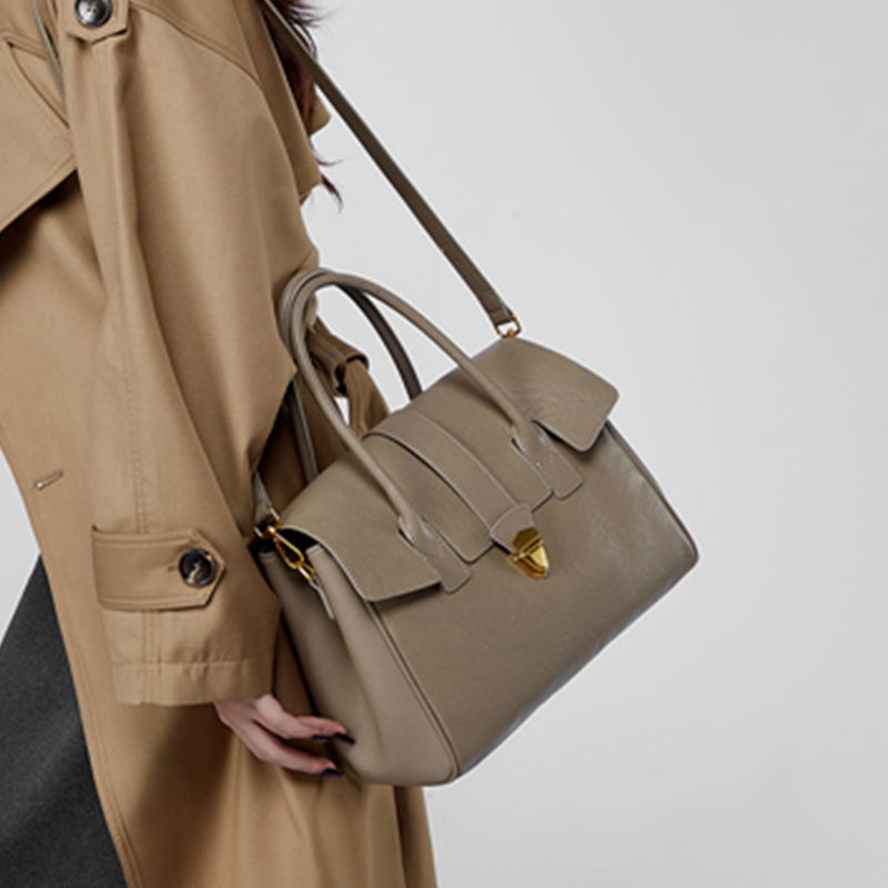 BURMINSA Echt lederen tassen m - Structured Handbag Top Handle recensie en prijs