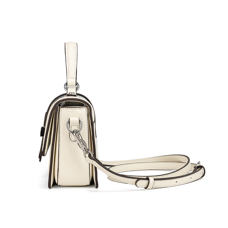 Dames handtas met blauw slange - Structured Handbag Top Handle recensie en prijs