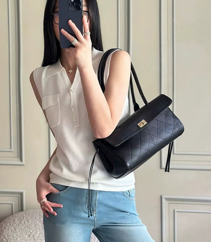 CLAREGQI 2026 Nieuwe Echt Lede - Structured Handbag Top Handle recensie en prijs